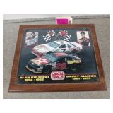 Lovely wood box Alan kulwicki, Davey Allison