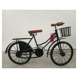 Metal bicycle decor 11x19