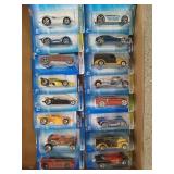 16 asst Hot Wheels diecast collectibles