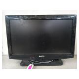 Sanyo 26" flat screen tv, no remote, damage on