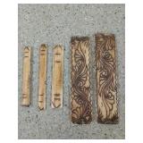 Sword scabbard parts