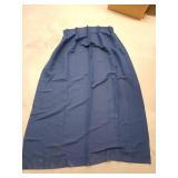 Four very nice, navy blue, lined drapes, 60x44