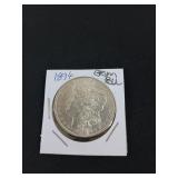 1896 Morgan silver dollar GEM BU