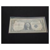 1957b $1 silver certificate