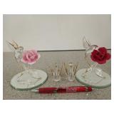 Beautiful glass collectibles 4.5" tall