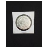 Liberty Indian 1/2 troy ounce 999 fine silver