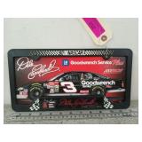 Plastic Dale Earnhardt license plate cover