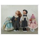 Porcelain dolls up to 14.5"; Bluebonnet baby