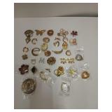 30 + pins / brooches