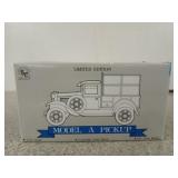 Ford Model A pickup diecast coin Bank 1:25 scale