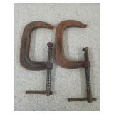 2 c clamps 5"