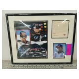 Framed Dale Earnhardt memorabilia 11x14 Ltd ed