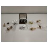 Cuff link collection (9 pairs)