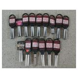 3/8" drive 15 ct asst new sockets, 6" extension