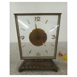 Semea 7 jewels "brass" clock, seems to be