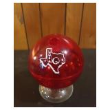 Plastic bowling ball coin bank
