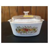 Large CorningWare casserole dish with lid