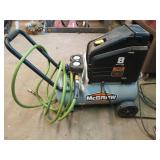 McGraw 8 gallon portable air compressor, works