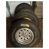 4 ct 31x12.50R15 tires on 5 lug Pacer wheels