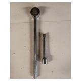 3/4" drive ratchet, extension, 14 sockets