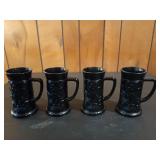 Tiara black beer mugs