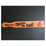 Wooden "heat for the seat" paddle 14.5"