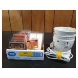 Scentsy warmer with lots of wax melts
