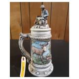 Ceramic beer stein 13"