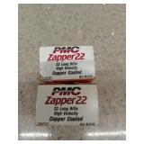 100 rds Zapper22 .22 LR copper plated