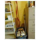 Plastic tub of ceramic items ready to be painted,