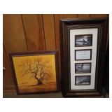 2 pcs wall art, photo collage frame