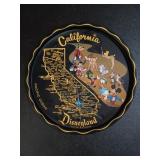 Metal Disneyland California tray 11"