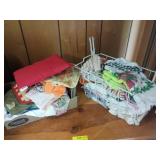 Kitchen towels and hot pads