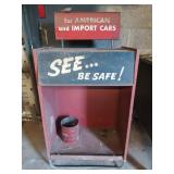 Trico windshield wiper display cabinet 45x23x18