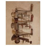 Three meat grinders one universal number