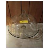 Beautiful glass cake plate