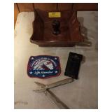 Winchester multi-tool wooden pecan cracking bowl