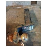 Two and a half inch receiver hitch with 5-in d