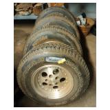 4 ct 30x9.50R15 tires on 5 lug wheels