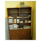 Bookcase 72x48x12, cribbage games, lots of