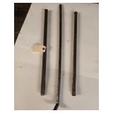 Large chisels, tire bar 24" - 29"