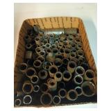 Box of asst 3/8" & 1/2" drive sockets