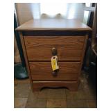 2 drawer nightstand 21 x 15 x 16