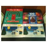 4 asst Christmas light sets, new