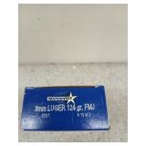 50 rds 9 mm Luger 124 gr FMJ