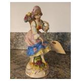 Sitzendorf Porcelain Figurine, Germany 9"