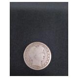 1906 - D Barber half dollar