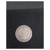 1900 Barber half dollar