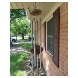 Wind chime 30", whirly gig, hummingbird feeder