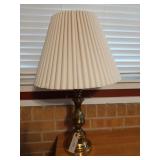 Brass table lamp 28"